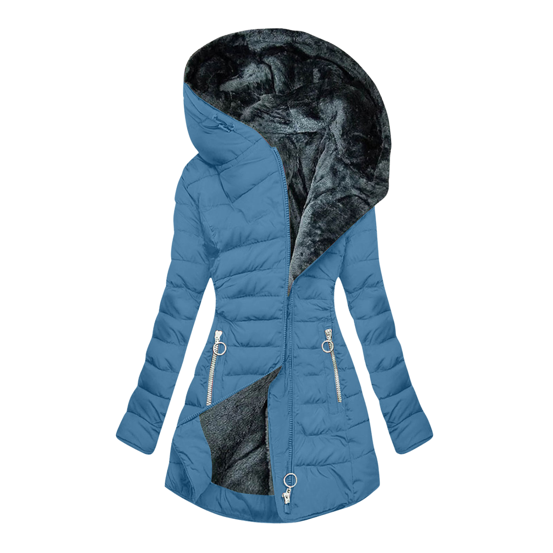 Ilariy - Casaco Acolchoado De Inverno Com Capuz