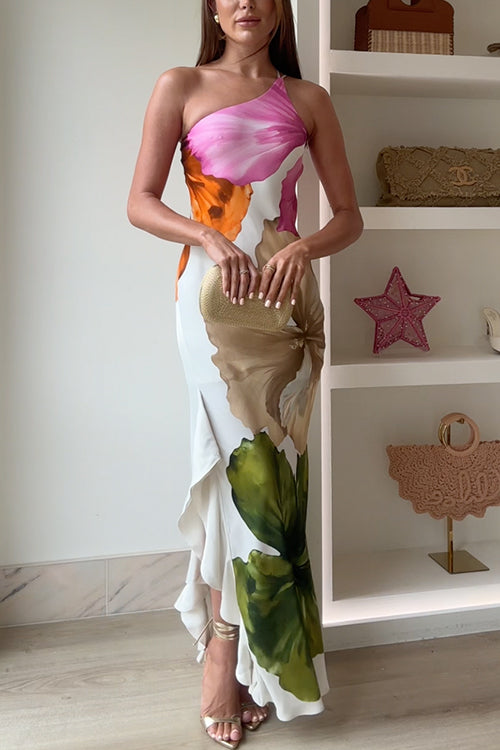 Jacklina - Vestido Maxi Com Estampado Floral