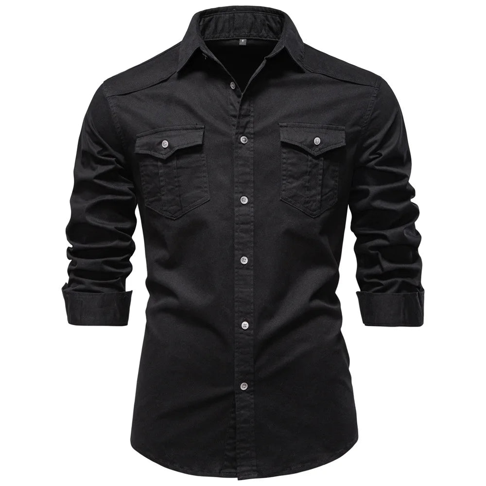 Sampath - Camisa de Manga Comprida em Algodão