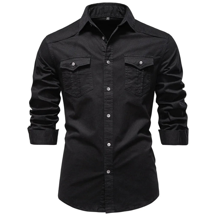 Sampath - Camisa de Manga Comprida em Algodão