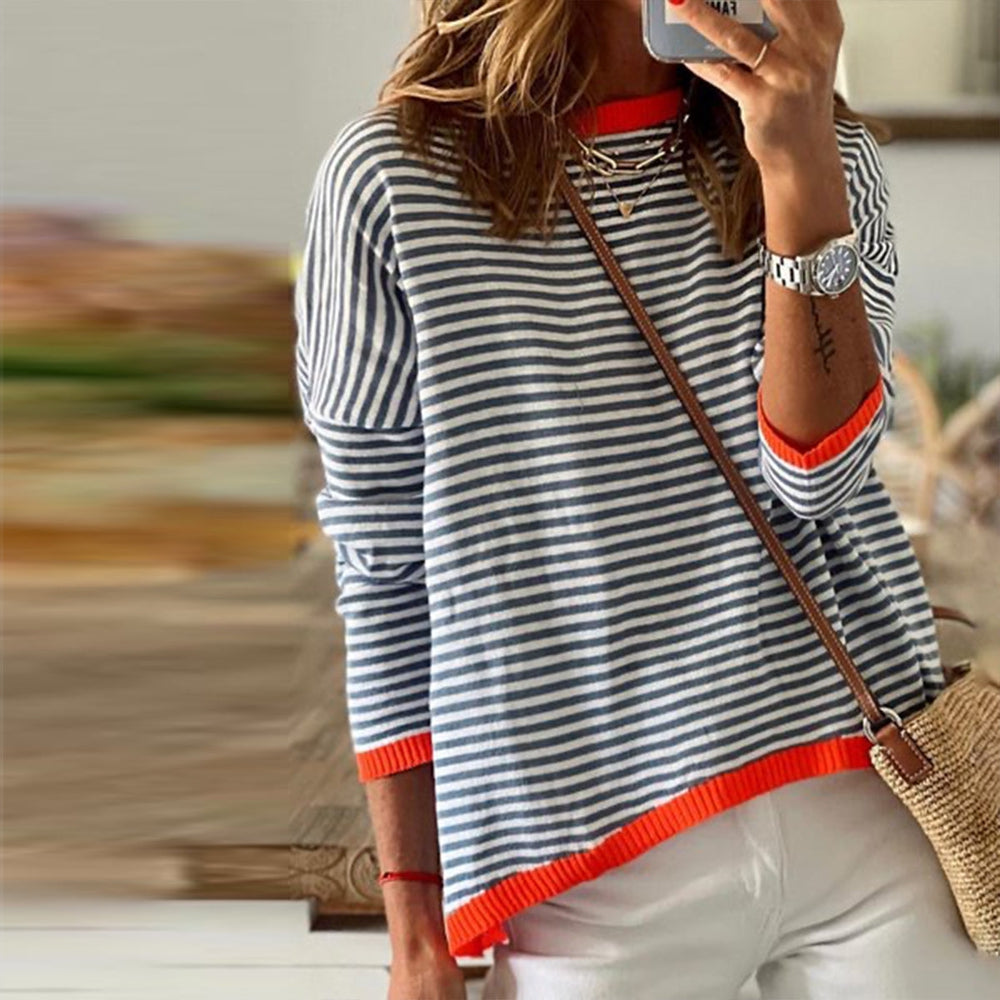 Lyzza - Camisola De Manga Comprida às Riscas