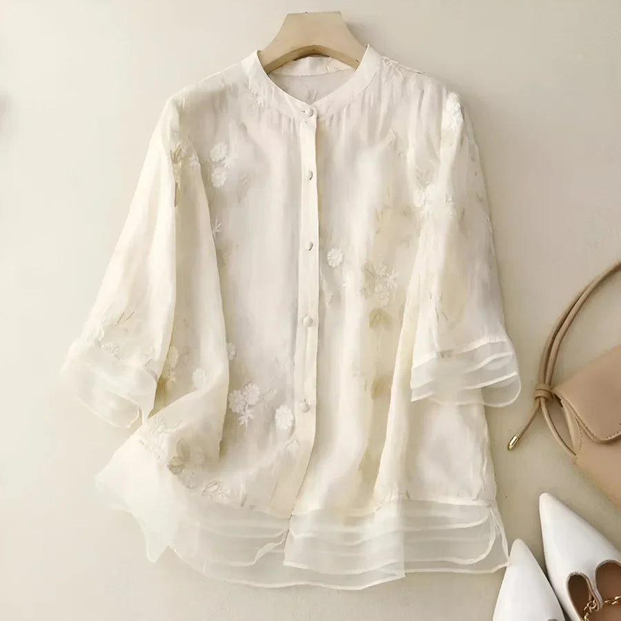Nanda - Blusa De Algodão Leve