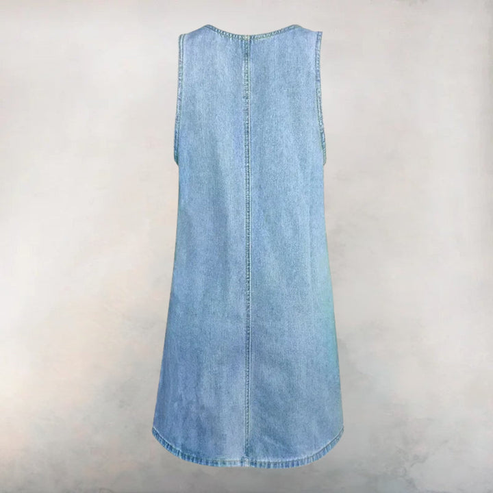Lucelia - Vestido De Ganga SEM Mangas E Leve