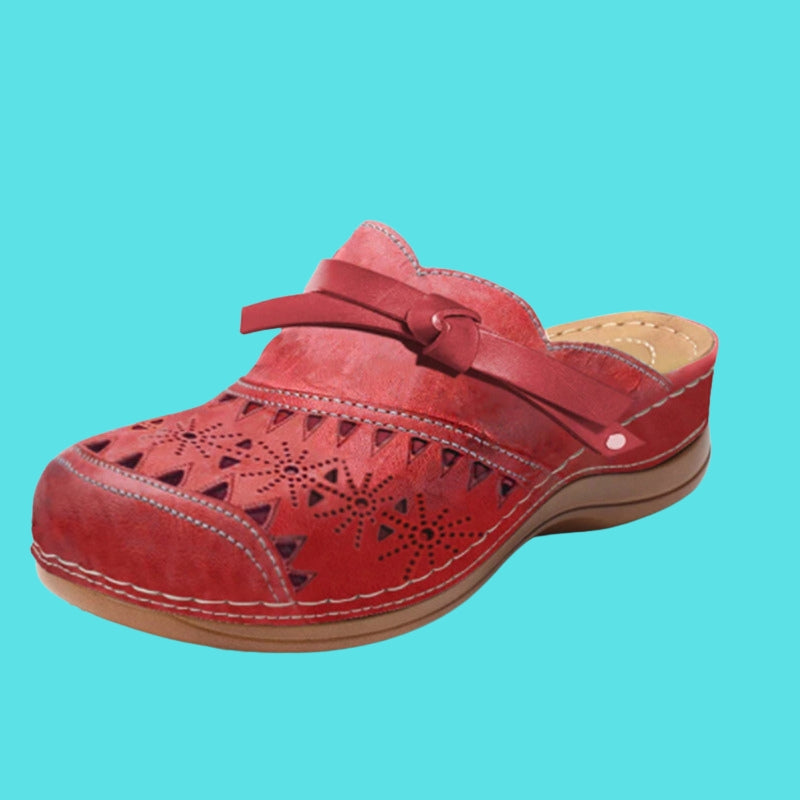 Nicholle - Mules Rasas Com Furo Na Frente