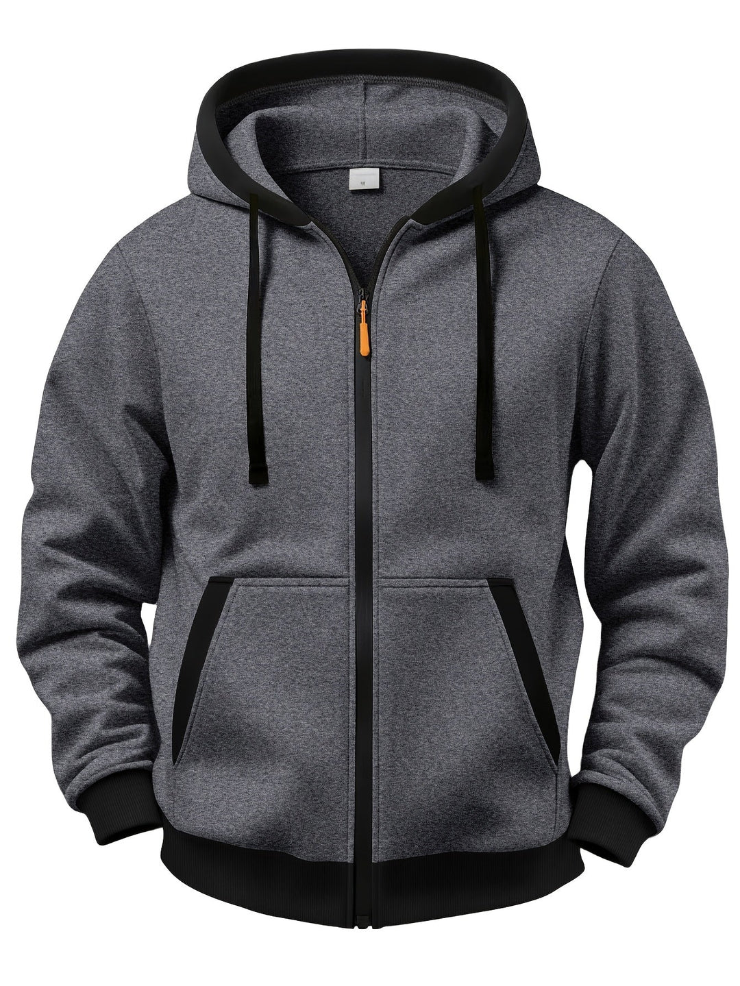 Mussoline - Camisola Casual De Inverno De Manga Comprida, Com Capuz E Fecho De Correr