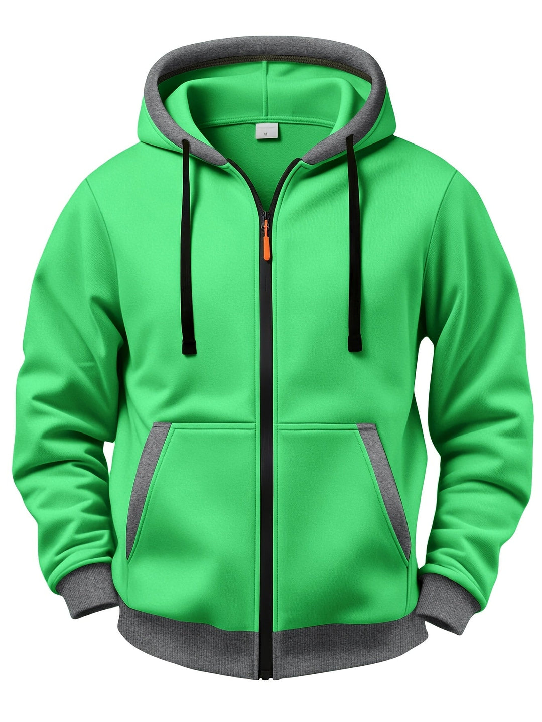Mussoline - Camisola Casual De Inverno De Manga Comprida, Com Capuz E Fecho De Correr