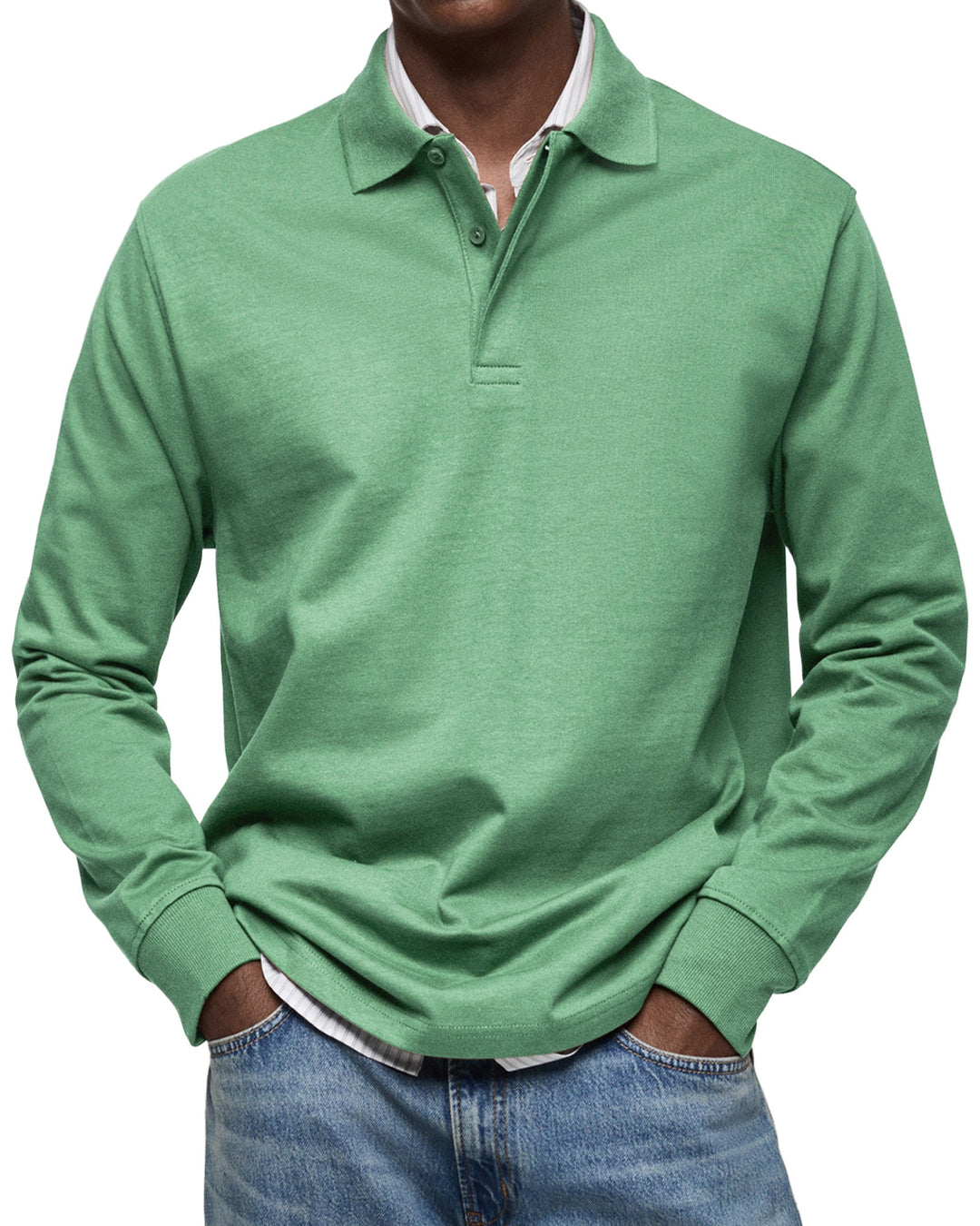 Joseba - Polo Casual de Manga Comprida