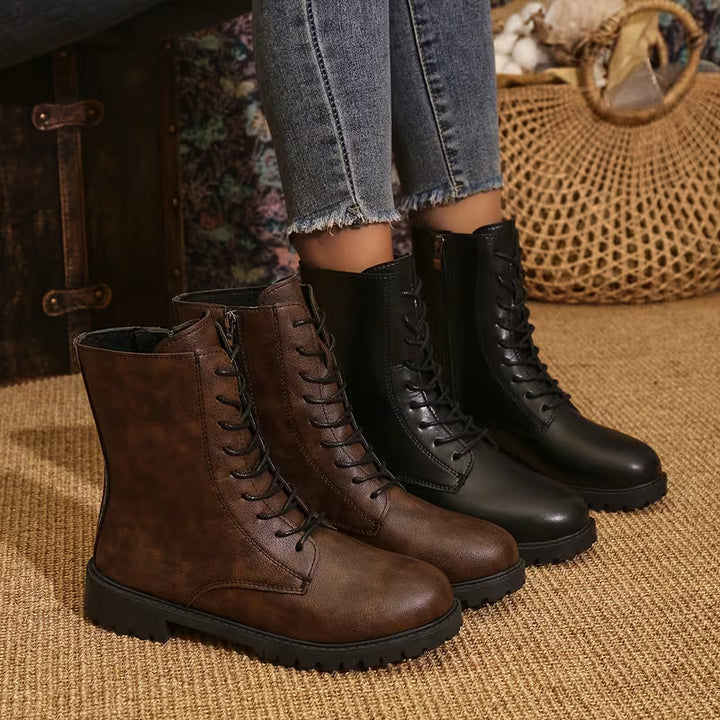 Rawert - Botas de Cano Curto Com Atacadores Confortáveis