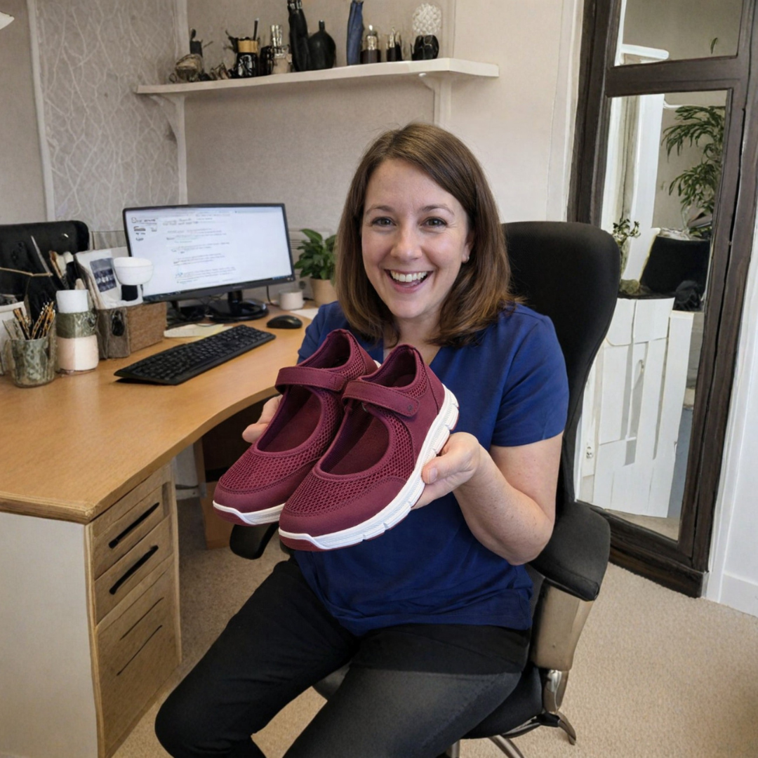 Rasiya – Sapatos Ortopédicos Com Tira Ajustável