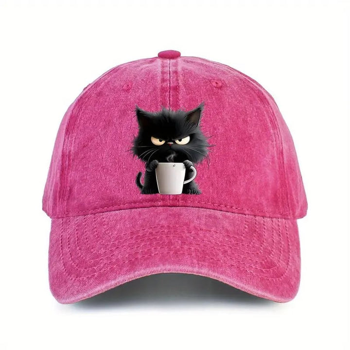 Malenia - Boné de Beisebol com Estampa de Gato