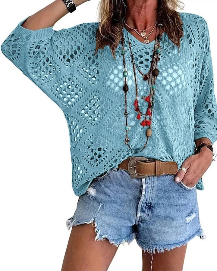 Helenia - Camisola de Malha Respirável