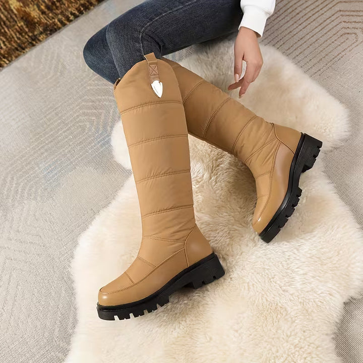 Menna - Botas De Inverno Até Ao Joelho Com Sola Antiderrapante