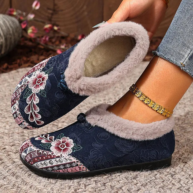 Dannelia - Sapatos Confortáveis Em Pele Sintética