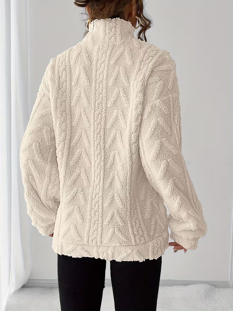 Nessia - Camisola Versátil E Quente Em Tecido Polar