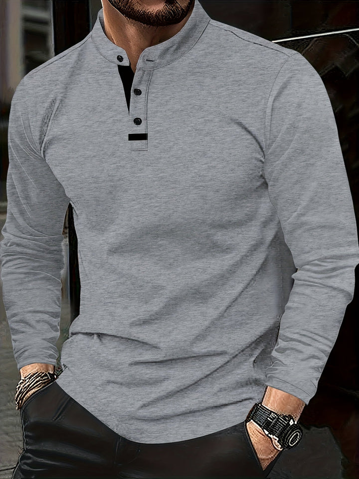 Tselmeg - Camisa Polo De Manga Comprida
