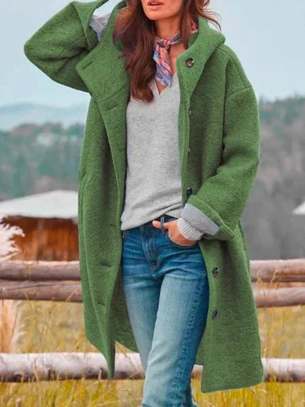Janushi - Casaco de Inverno Elegante de Manga Comprida