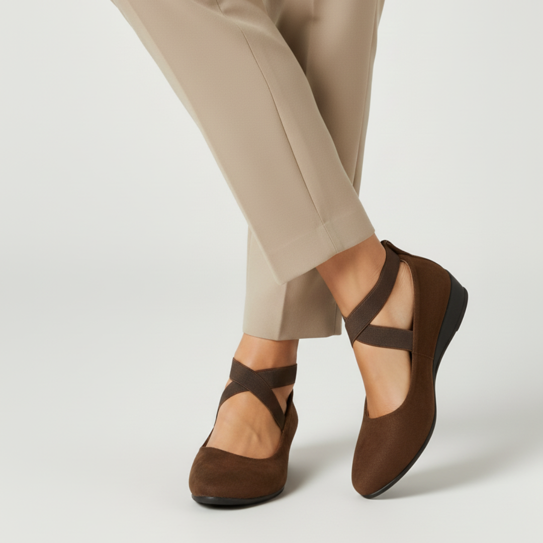Dalida – Sapatos Ortopédicos com tiras Cruzadas