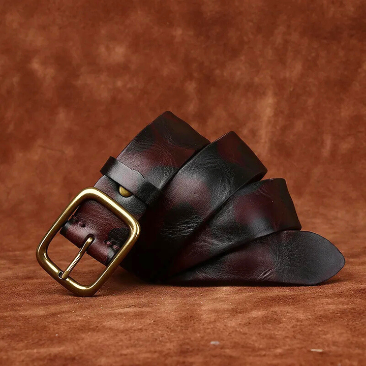 Lacy - Cinto em Pele Genuína com Padrão Camuflado