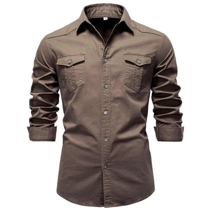 Sampath - Camisa de Manga Comprida em Algodão