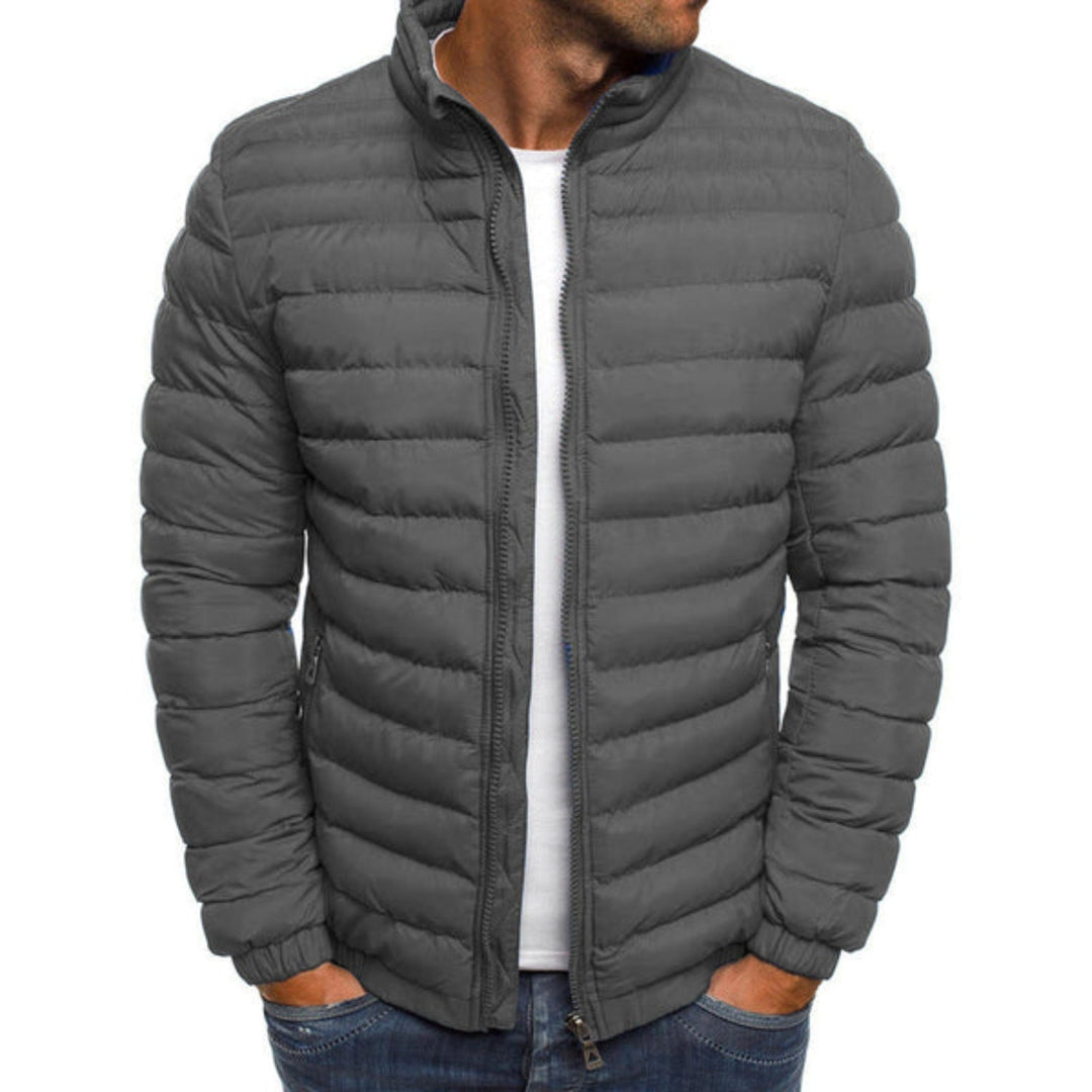 Kuldam - Casaco Acolchoado Elegante Com Fecho