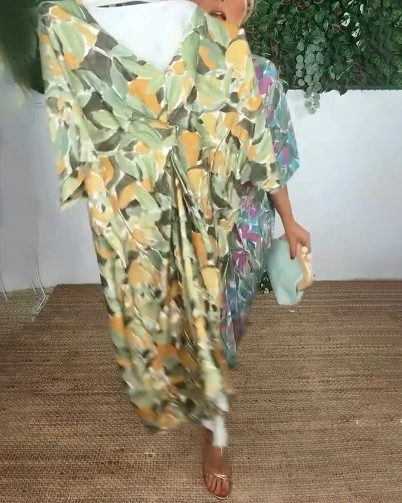 Shilisa - Vestido Com Decote Em V e Padrão Trançado