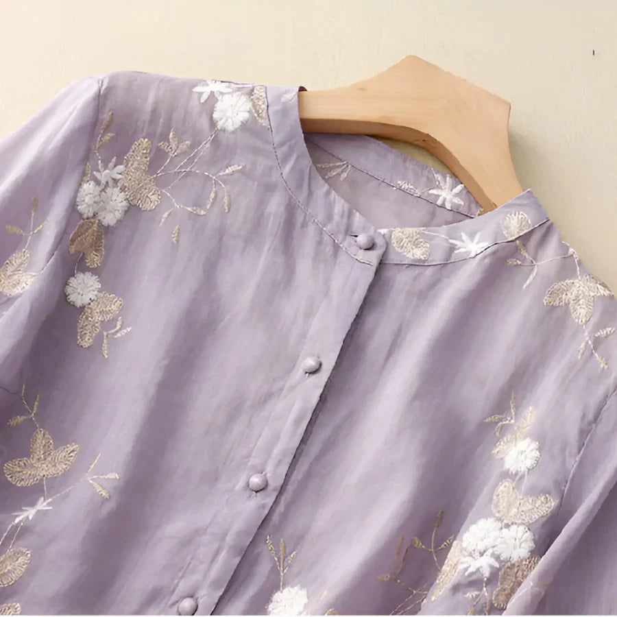 Nanda - Blusa De Algodão Leve