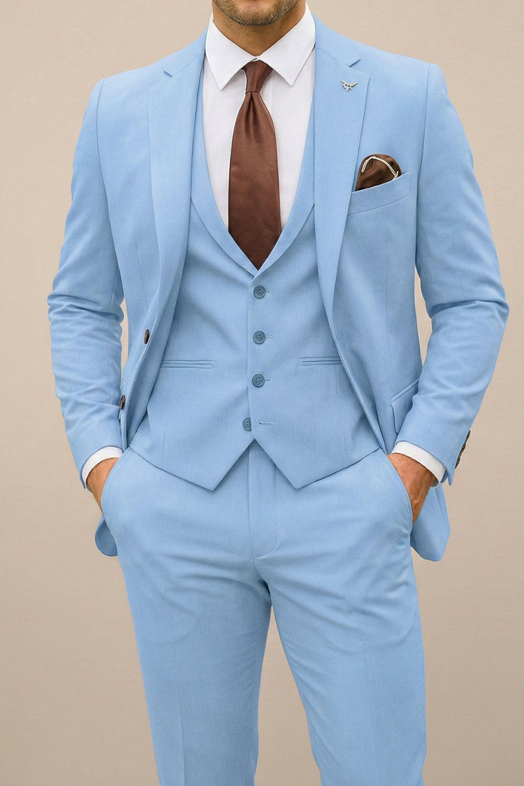 Jiannis - Fato Elegante De Três Peças