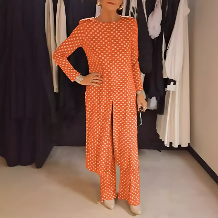 Maryse - Conjunto de Duas Peças com Bolinhas Alegres