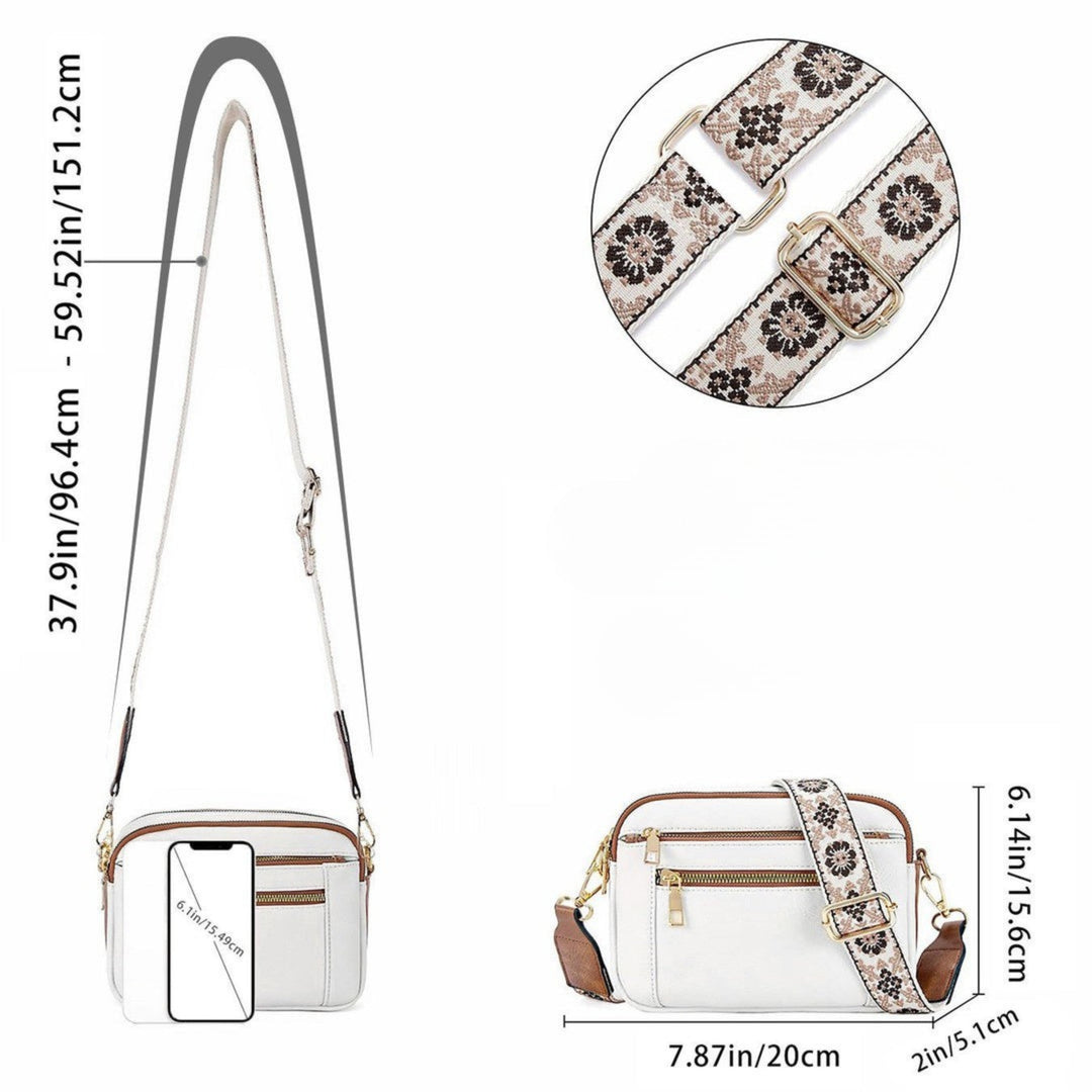 Sharena - Mala De Ombro Com Alça Floral