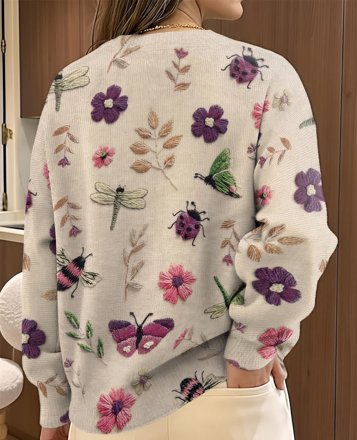 Lesa - Camisola Com Estampado Floral E De Insetos