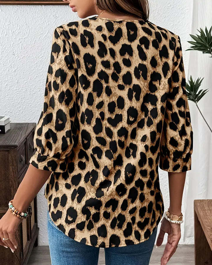 Ianira - Blusa Confortável Com Decote Em V