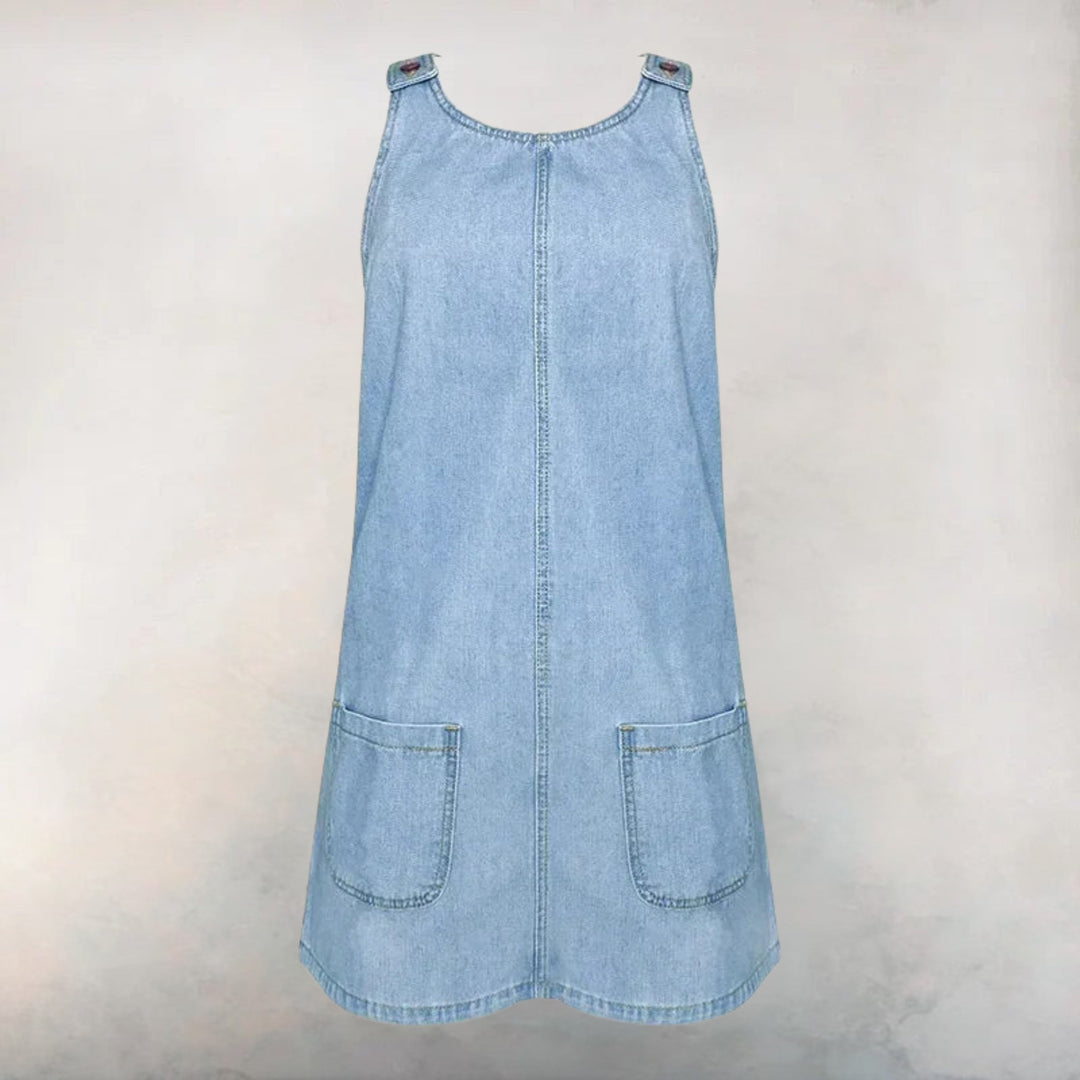 Lucelia - Vestido De Ganga SEM Mangas E Leve