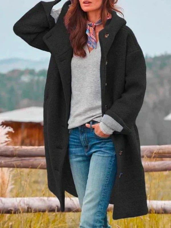 Janushi - Casaco de Inverno Elegante de Manga Comprida