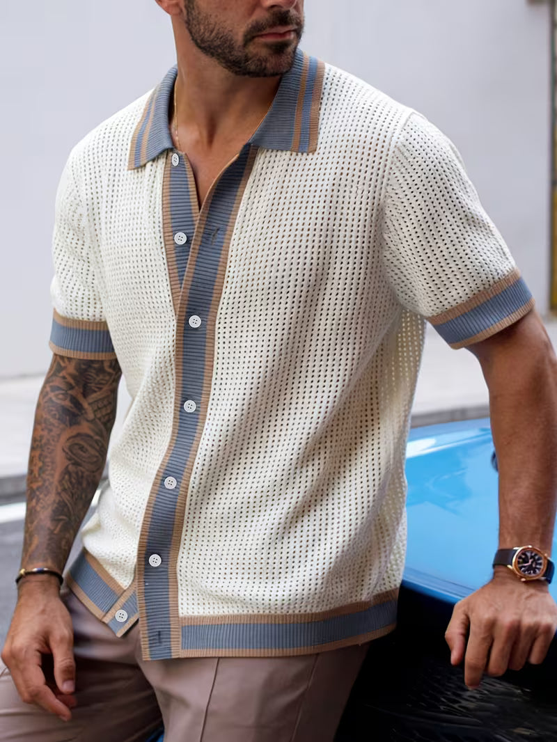 Walt - Camisa De Malha Com Gola Com Lapela