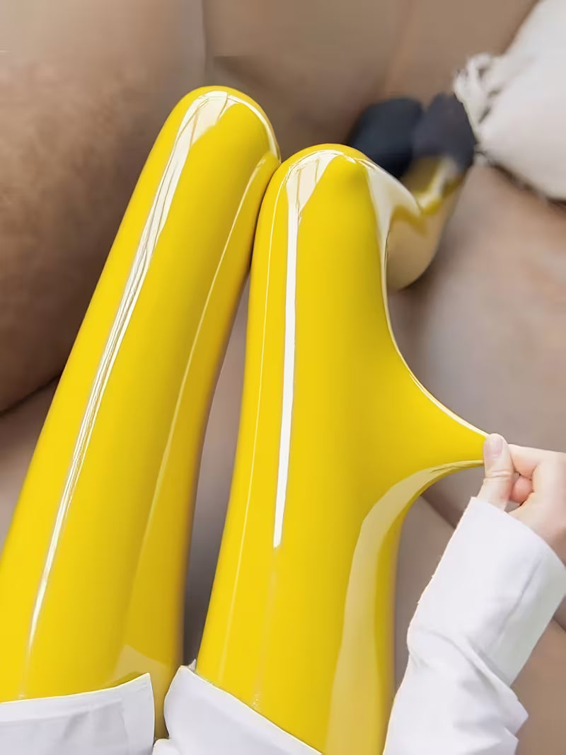 Bekah - Collants Elásticos Com Pés e Brilho Intenso