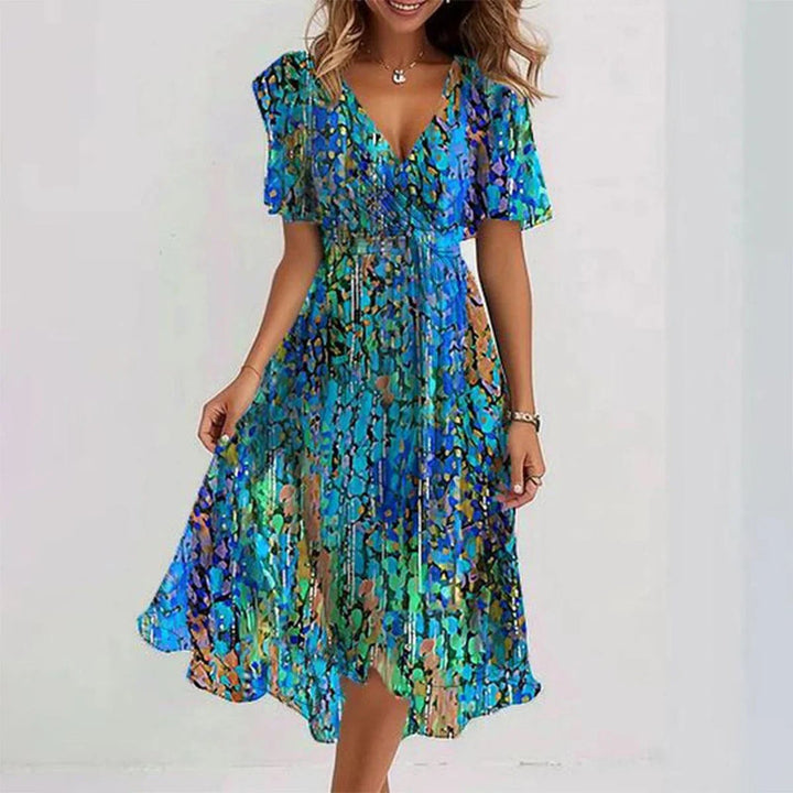 Nallely - Vestido Elegante de Verão