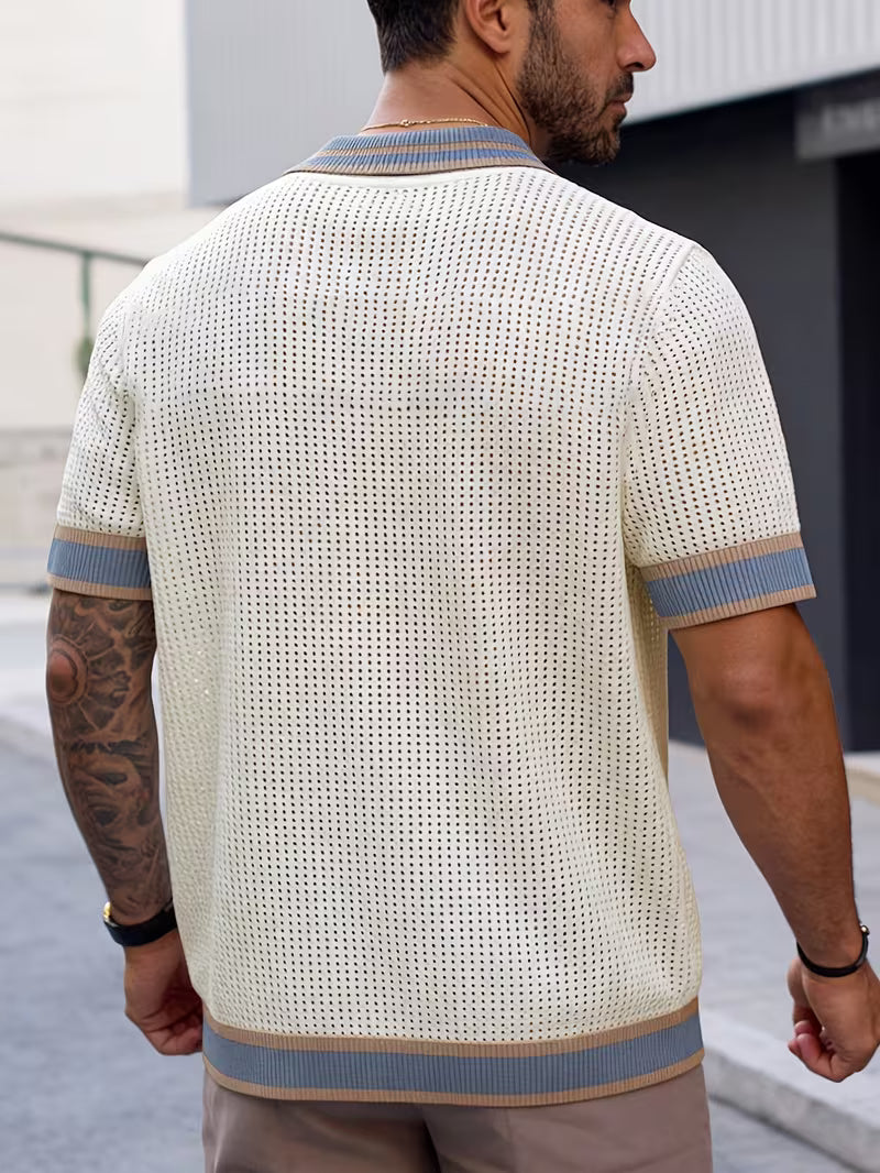 Walt - Camisa De Malha Com Gola Com Lapela