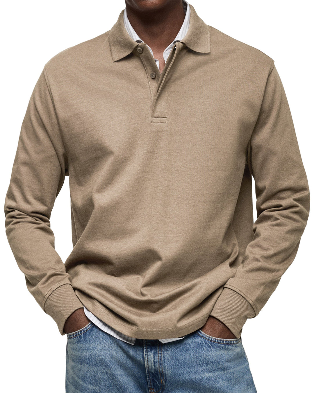Joseba - Polo Casual de Manga Comprida