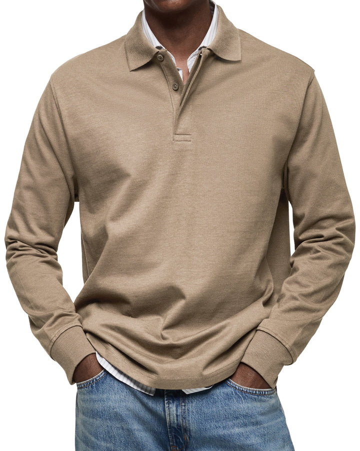 Joseba - Polo Casual de Manga Comprida