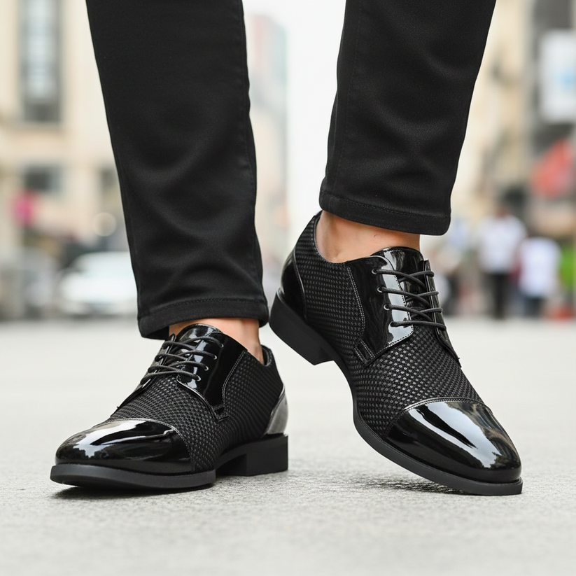 Dernard - Sapatos De Couro Com Atacadores