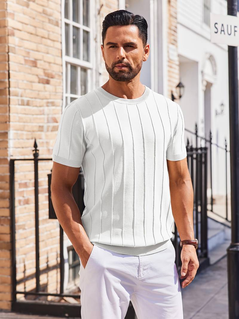 Sang - Camisola De Verão De Malha Com Gola Redonda