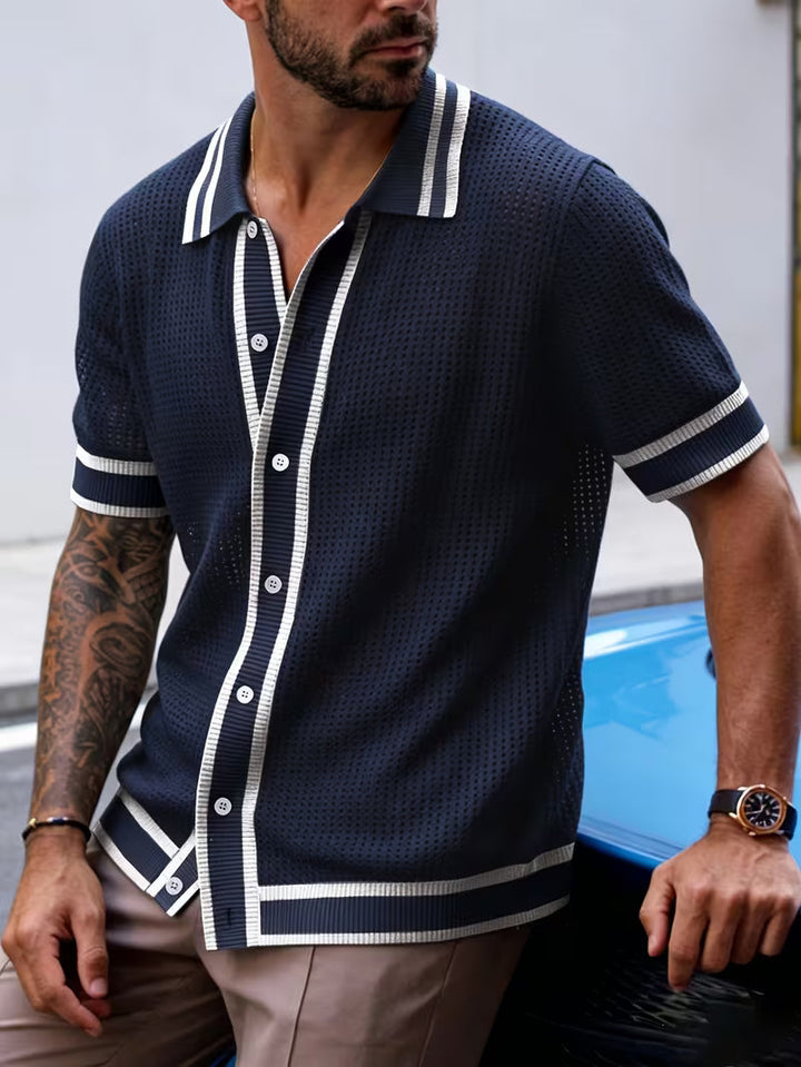 Walt - Camisa De Malha Com Gola Com Lapela