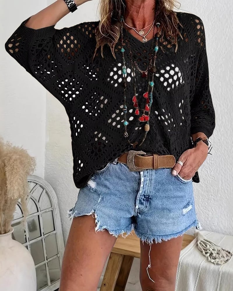 Helenia - Camisola de Malha Respirável