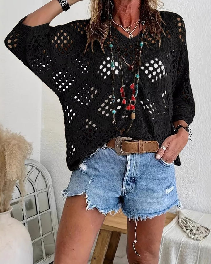 Helenia - Camisola de Malha Respirável