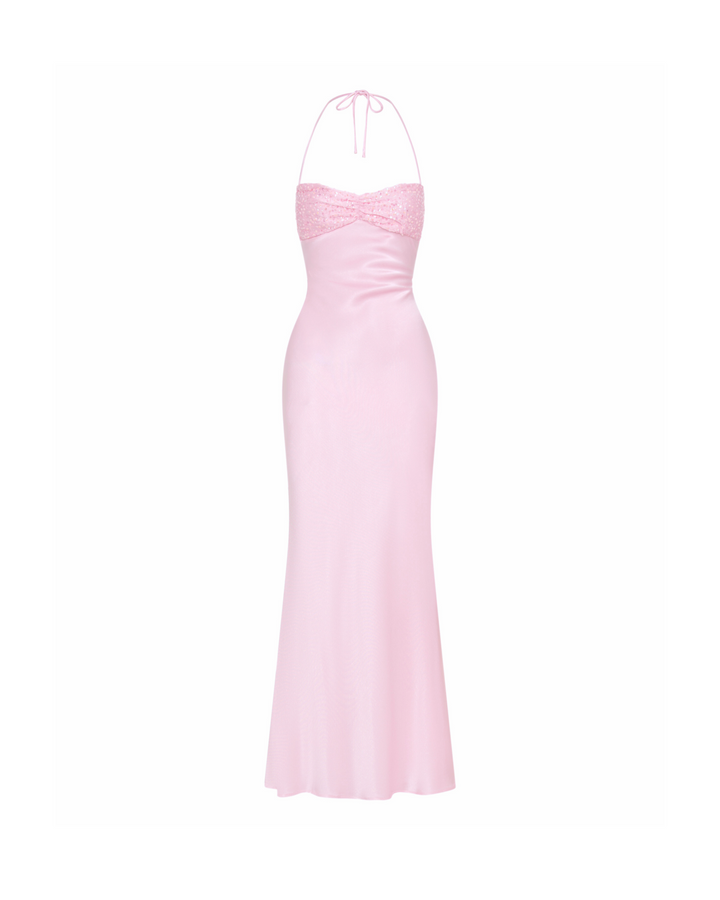 Nilysha - Vestido Maxi Elegante Sem Mangas