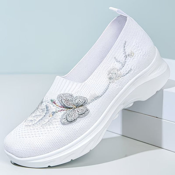 Leetha - Mocassins Bordados Com Borboletas