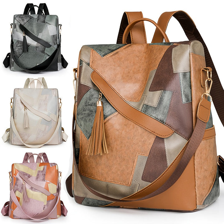 Vinika - Mochila Anti-roubo Xadrez