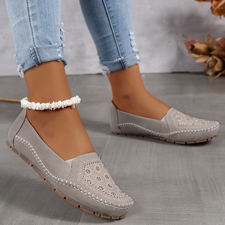 Lyrissa - Sapatos Confortáveis Com Costura