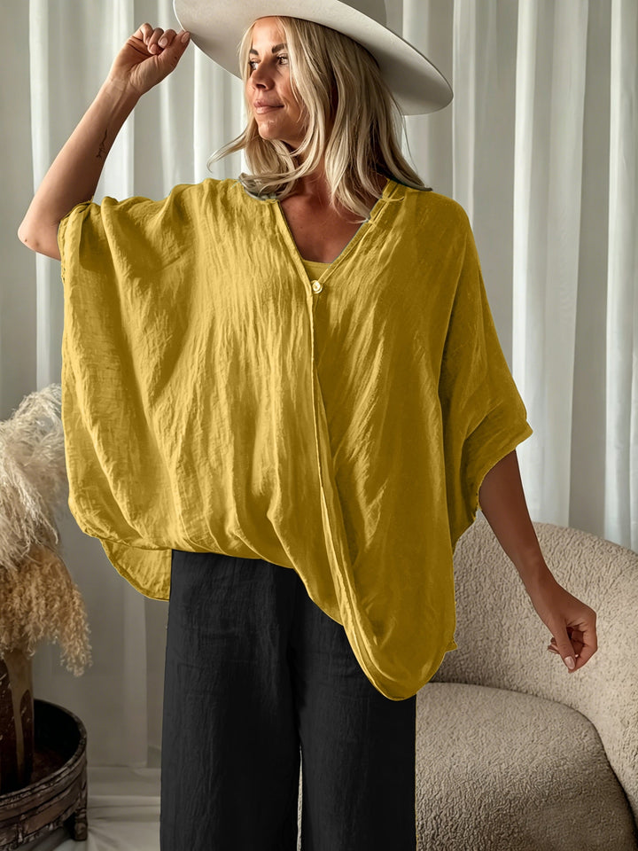 Winnie - Blusa Boémia Com Mangas Largas
