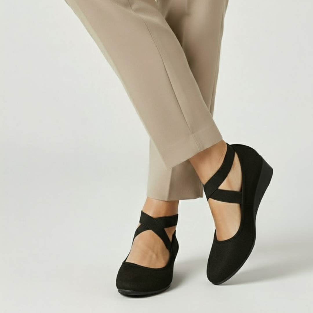 Dalida – Sapatos Ortopédicos com tiras Cruzadas